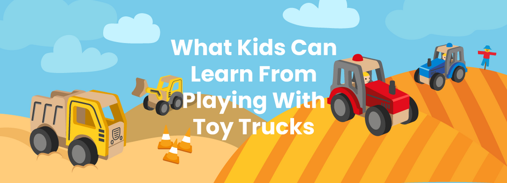 What Kids Can Learn From Playing With Toy Trucks