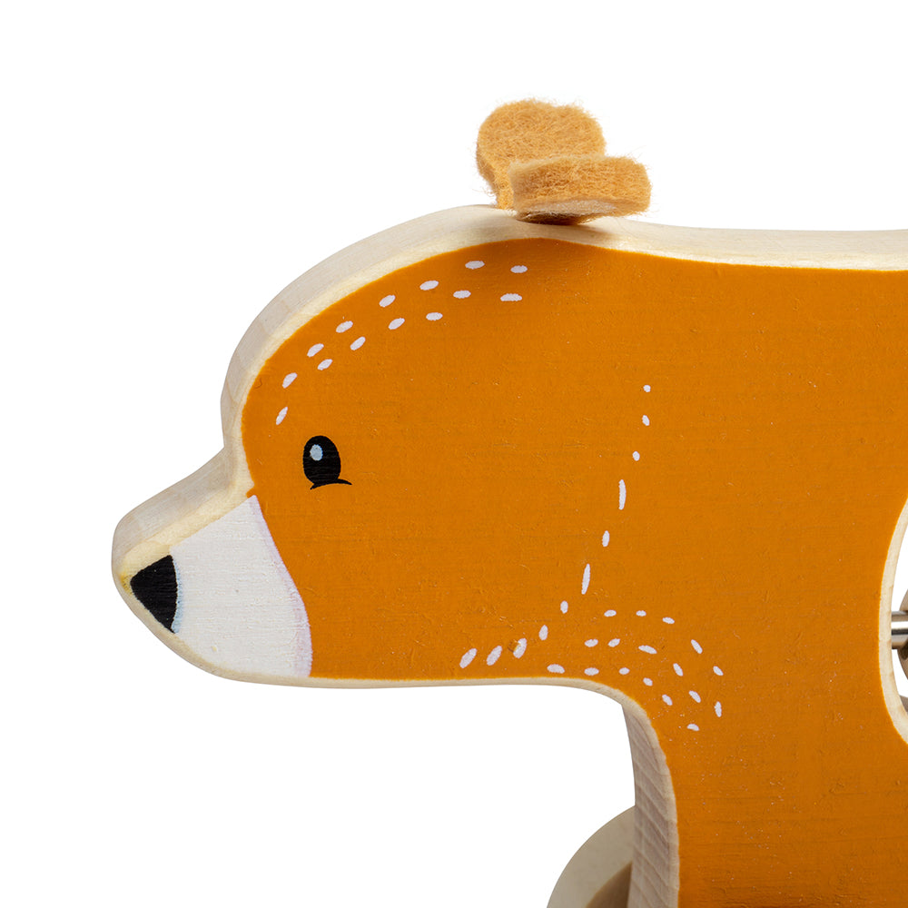 FSC® Certified Push Along Bear - DAMAGED BOX