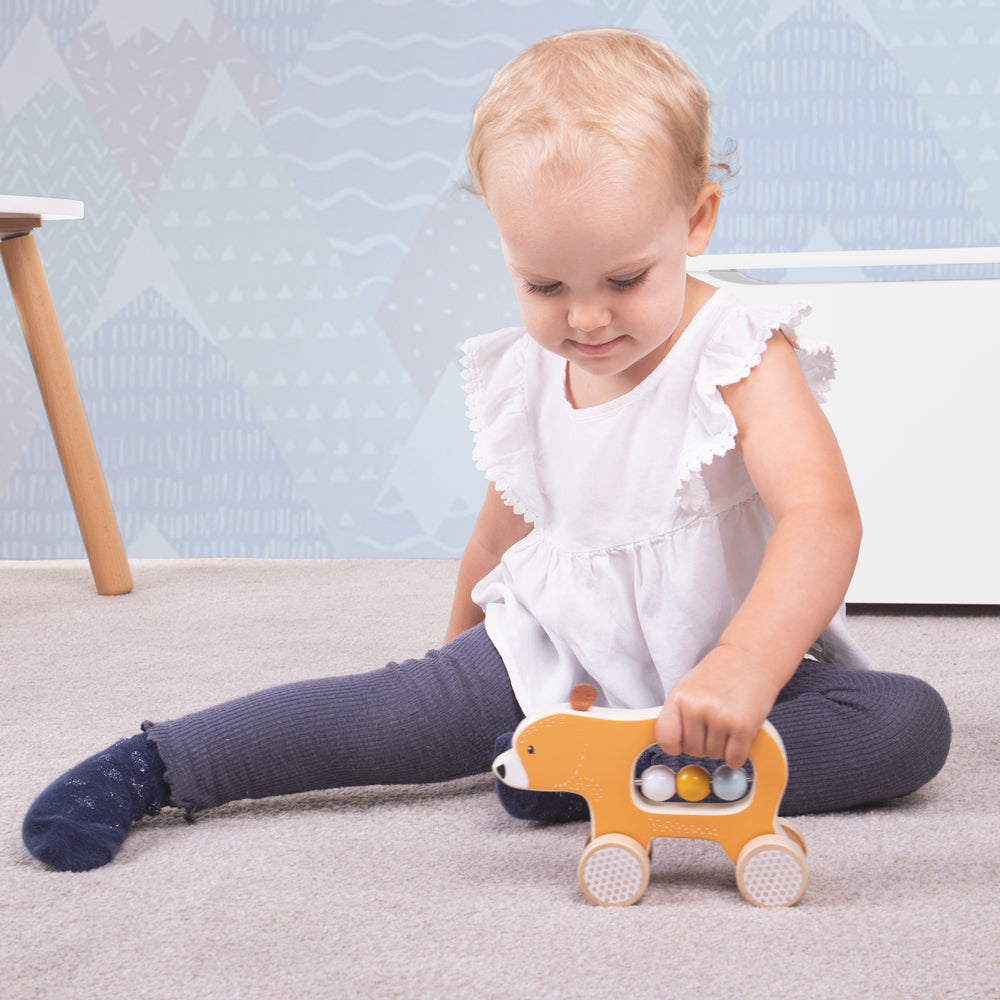 FSC® Certified Push Along Bear - DAMAGED BOX