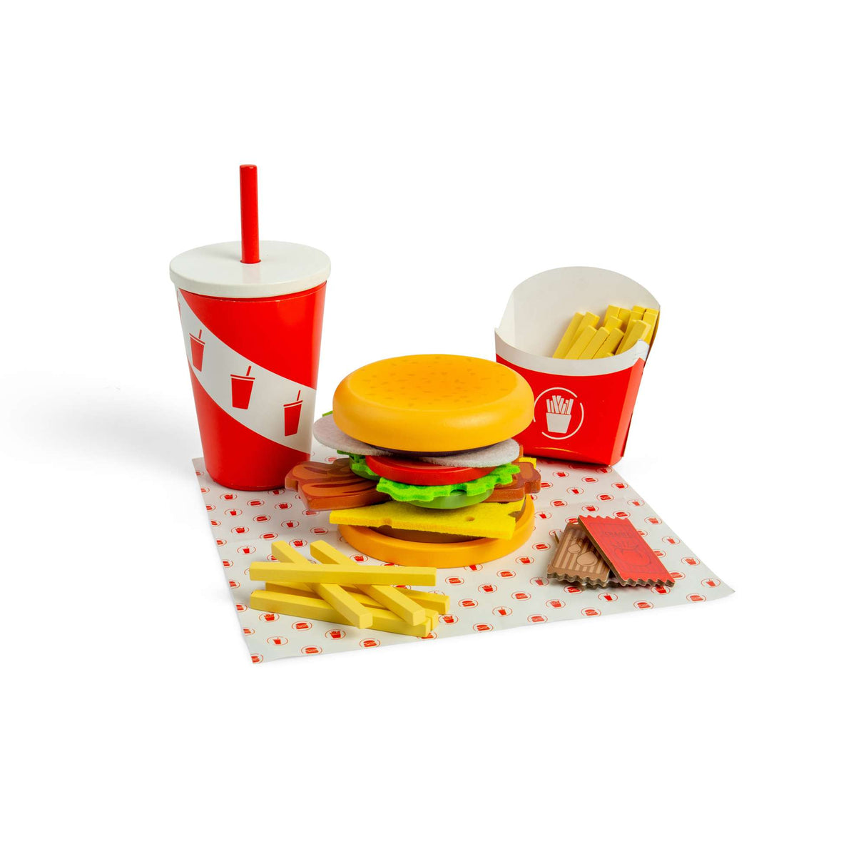 Burger and Fries Set