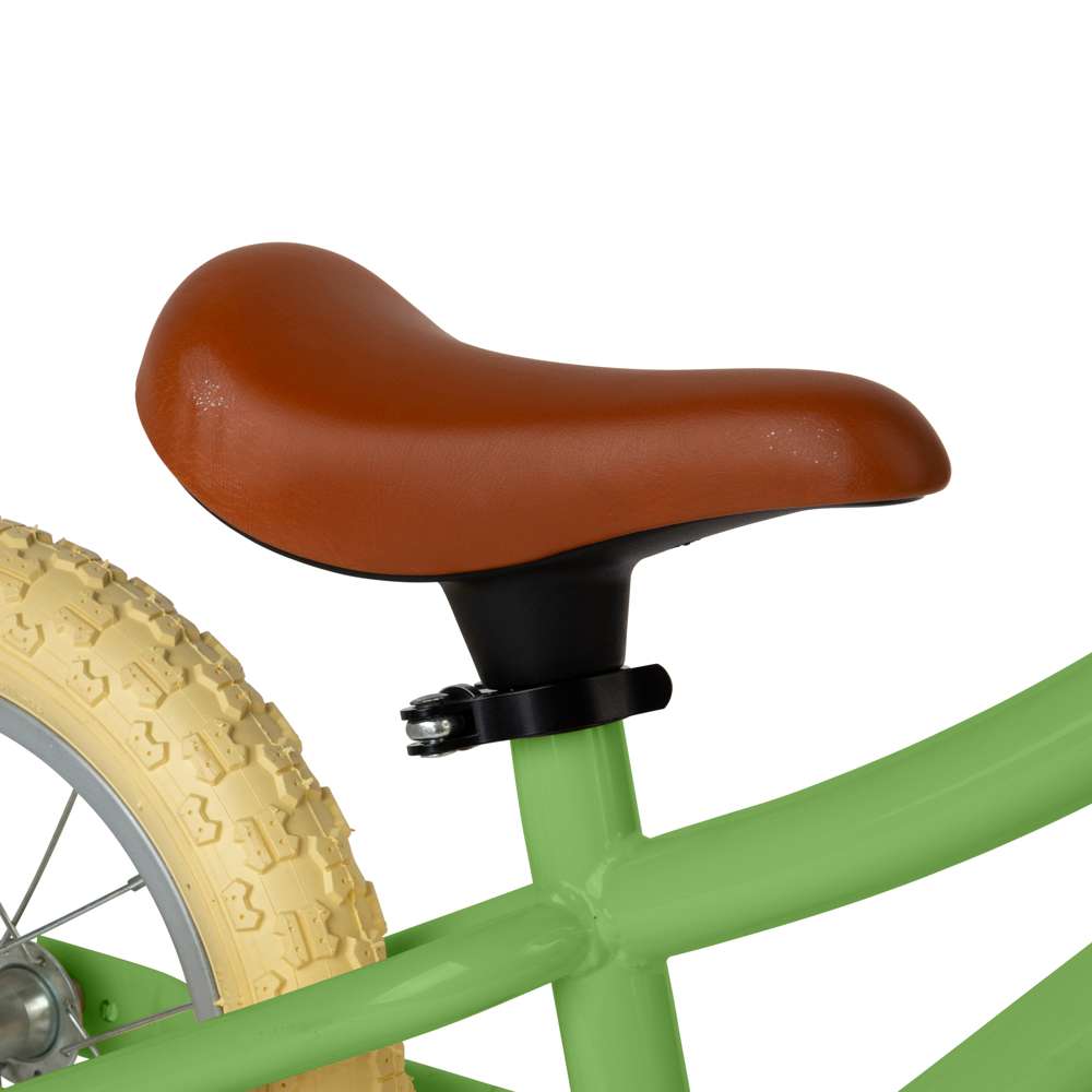 Green Toddlers Balance Bike With Basket