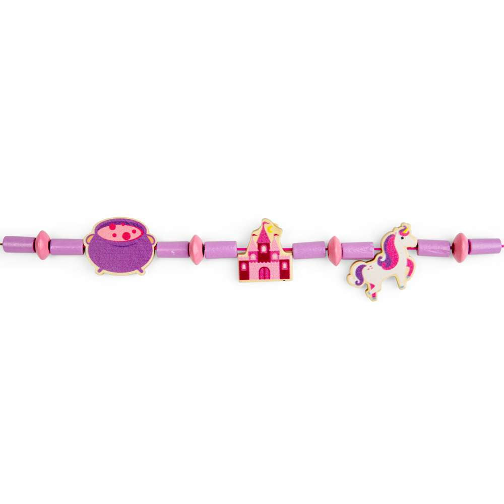 Bigjigs Toys Mystical Magic Jewellery Set - Kids' Bracelet & Necklace Making Kit
