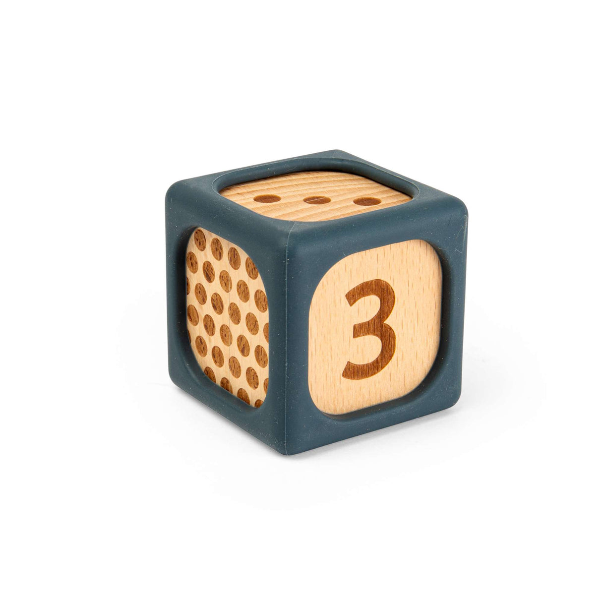 Soft Sorting Blocks - 9 Piece Wooden & Silicone Baby Block Set