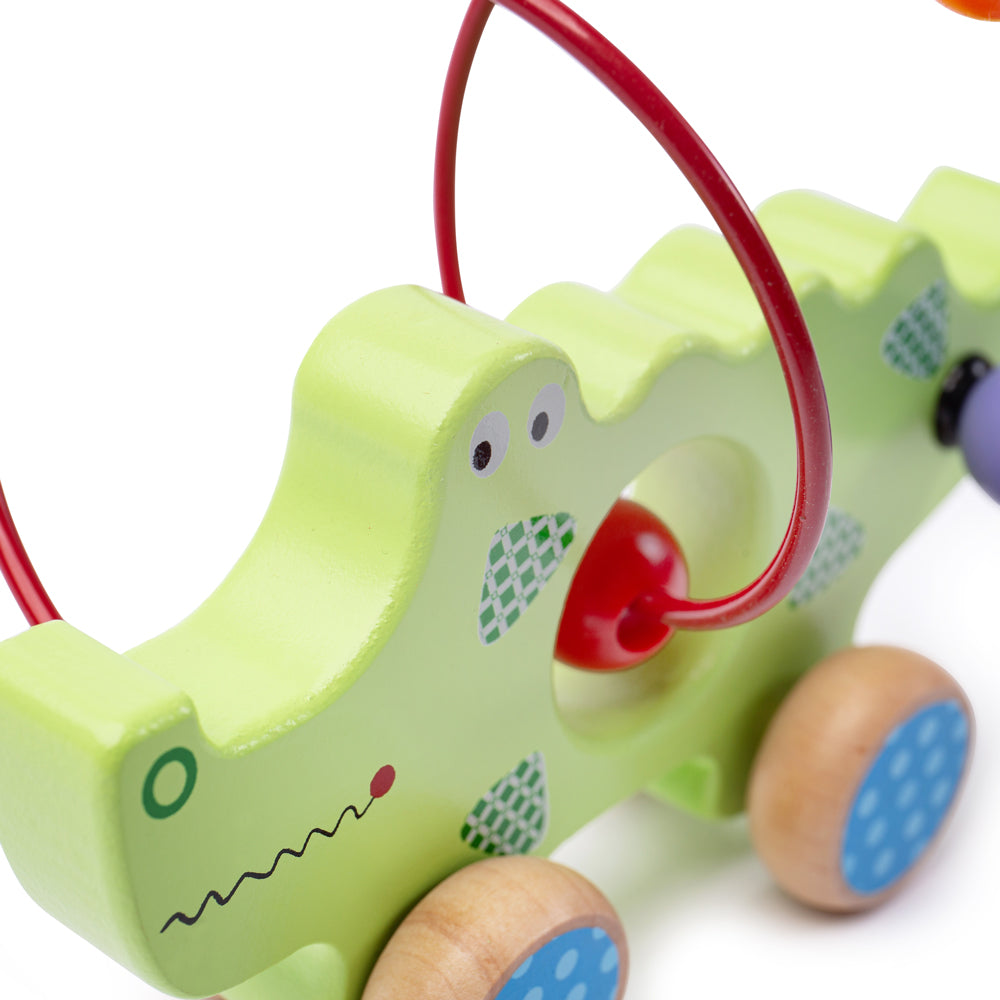 Push Along Crocodile Bead Frame - DAMAGED BOX