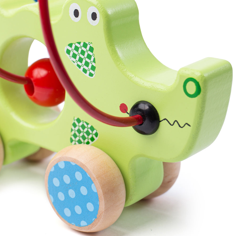 Push Along Crocodile Bead Frame - DAMAGED BOX