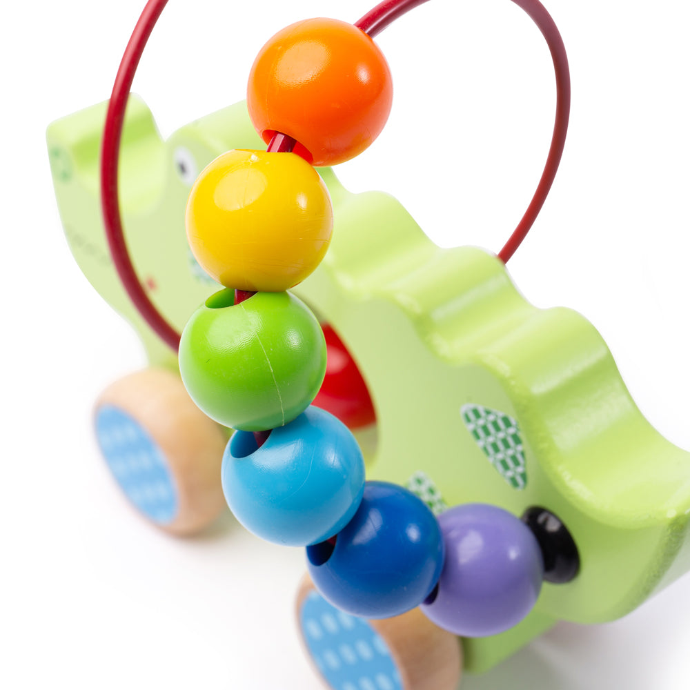 Push Along Crocodile Bead Frame - DAMAGED BOX