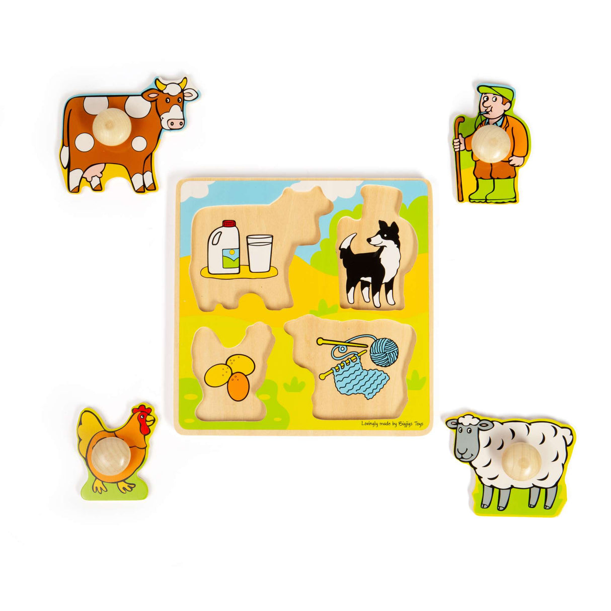 My First Peg Puzzle Farm