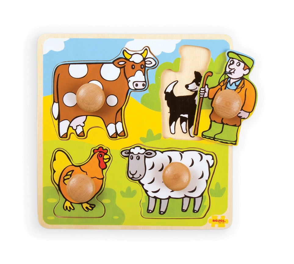 My First Peg Puzzle Farm