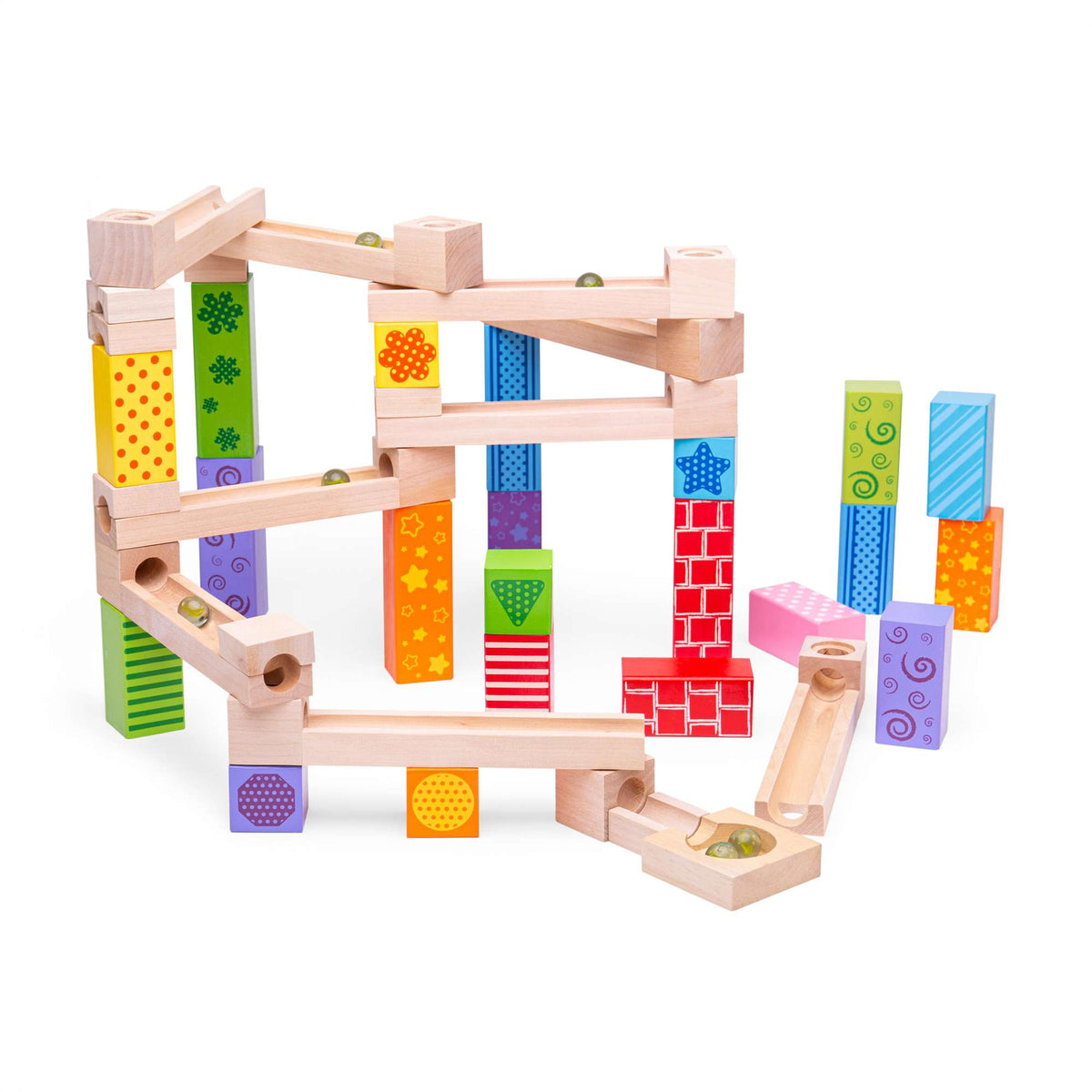 Wooden Marble Run Wooden Toys Bigjigs Toys