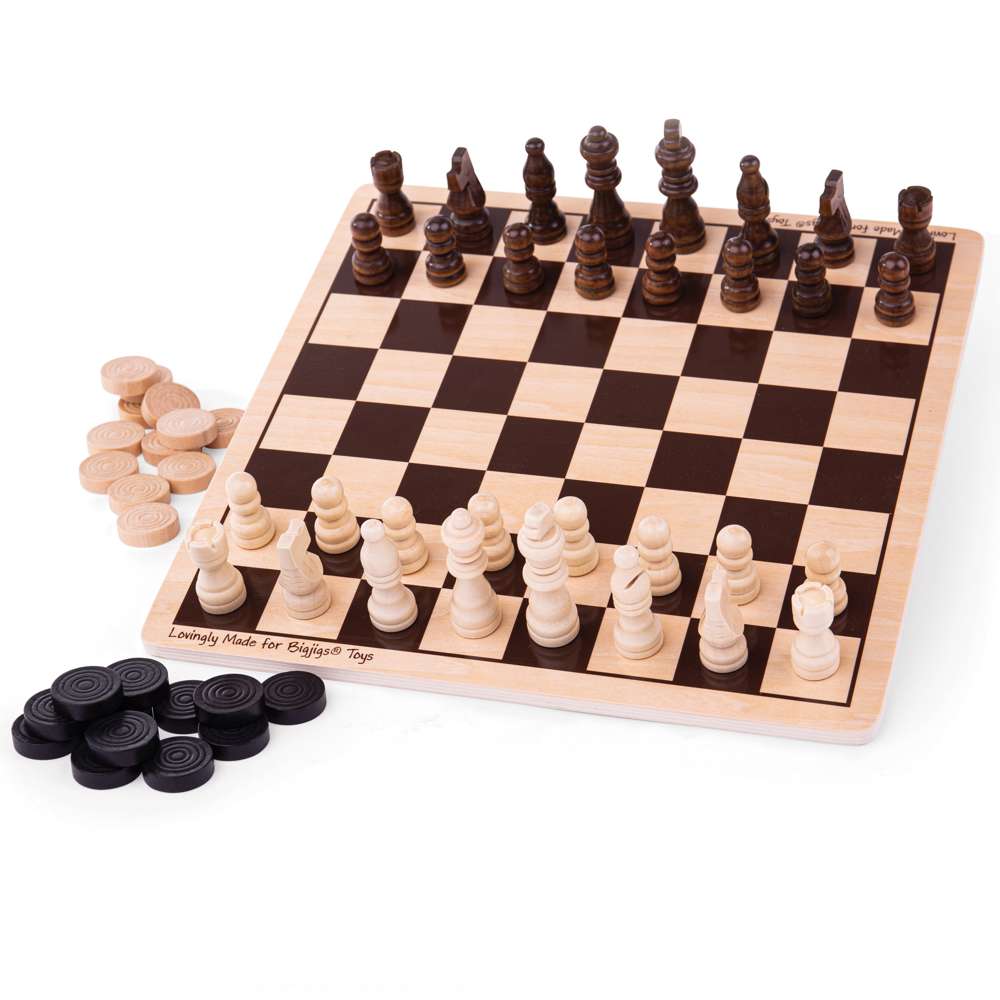 Draughts and Chess Set - Damaged Box
