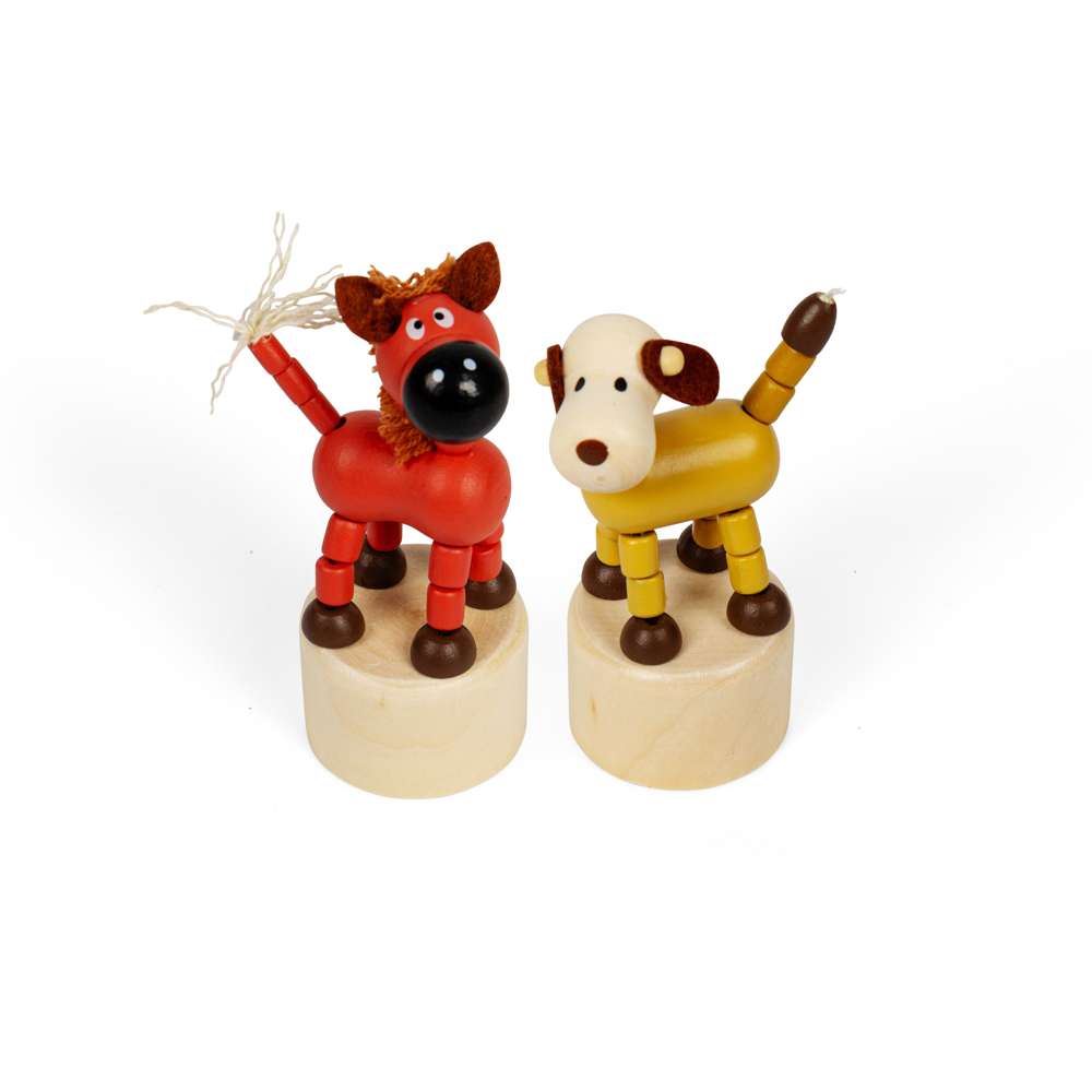 Farm Animal Pushup (Pack of 2 - Horse and Dog)