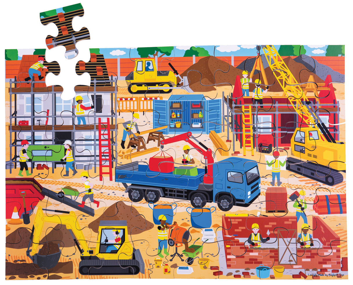 Construction Site Floor Puzzle (48 piece)