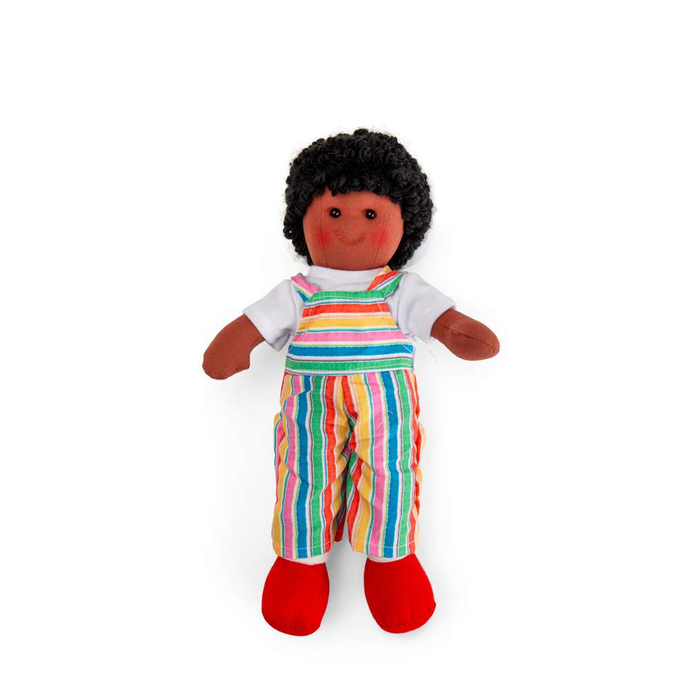 Bigjigs Toys Jake Doll Small- Ragdoll Boy for Babies, Soft Dolls for Toddlers