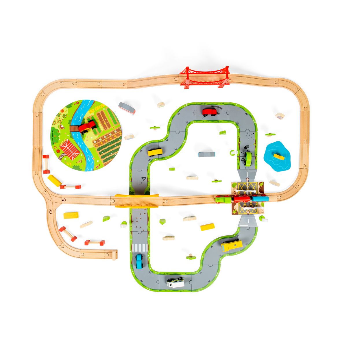 Road & Rail Train Set