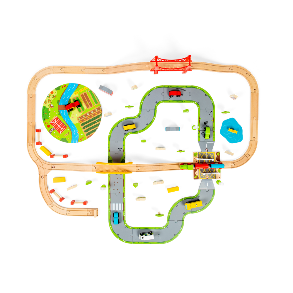 Road & Rail Train Set