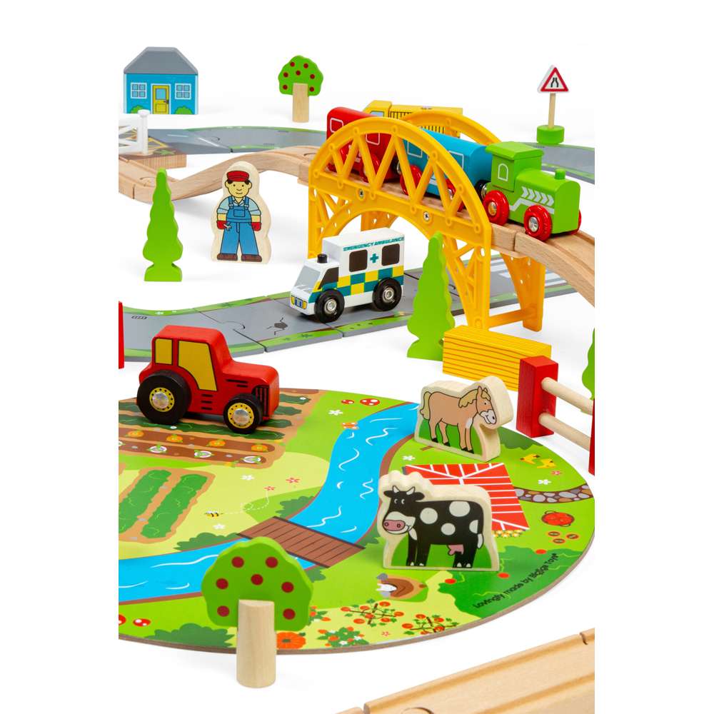 Road & Rail Train Set - DAMAGED BOX