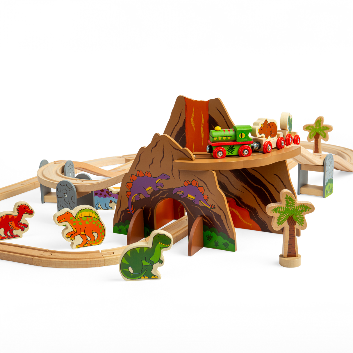 Dinosaur Railway Set
