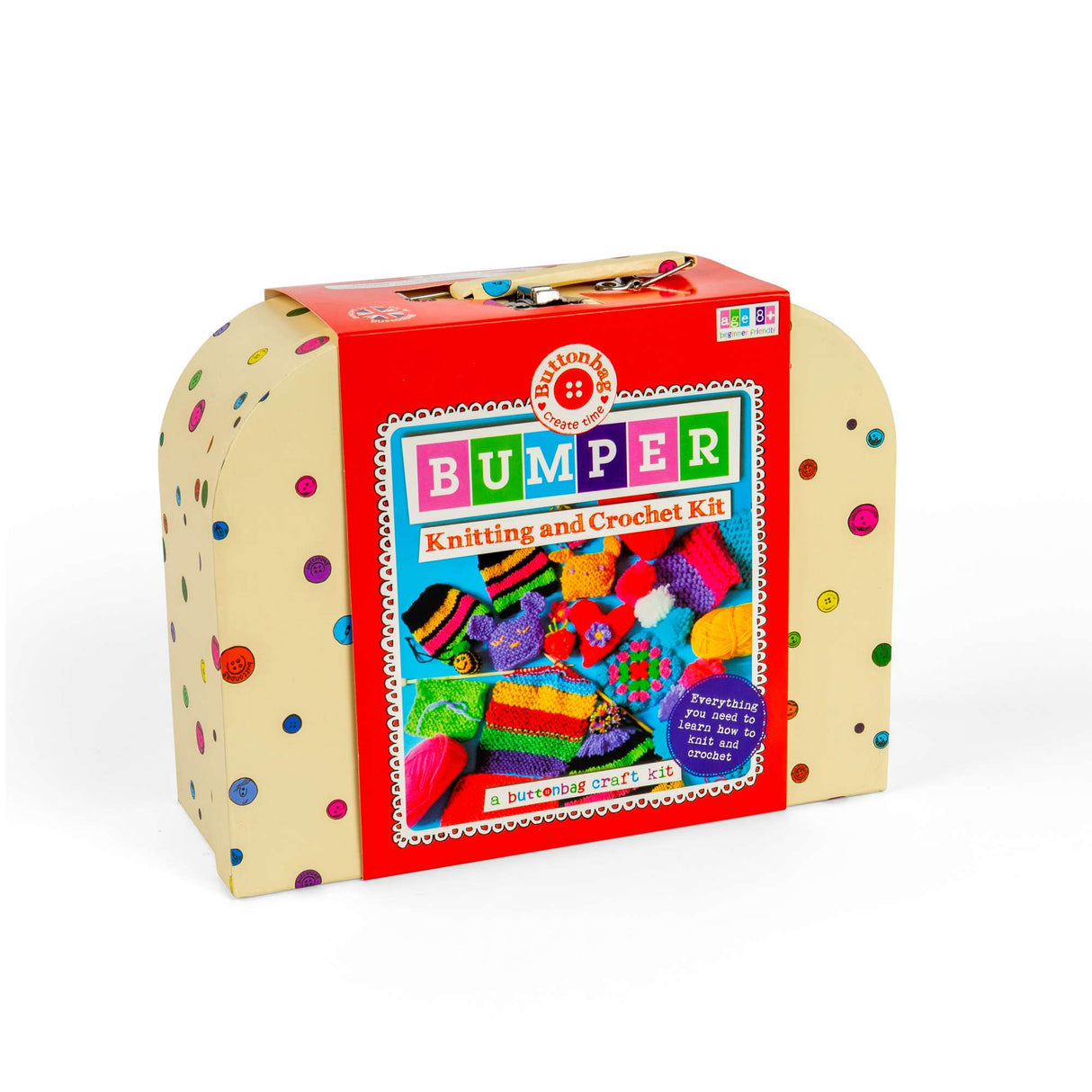Buttonbag Bumper Knitting & Crochet Kit for Beginners