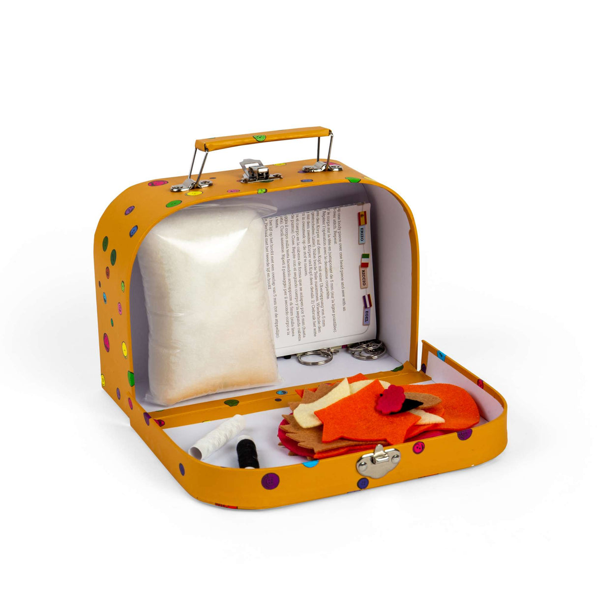 Buttonbag Sleepy Friends Felt Sewing Kit: Fox, Hedgehog, Owl Craft