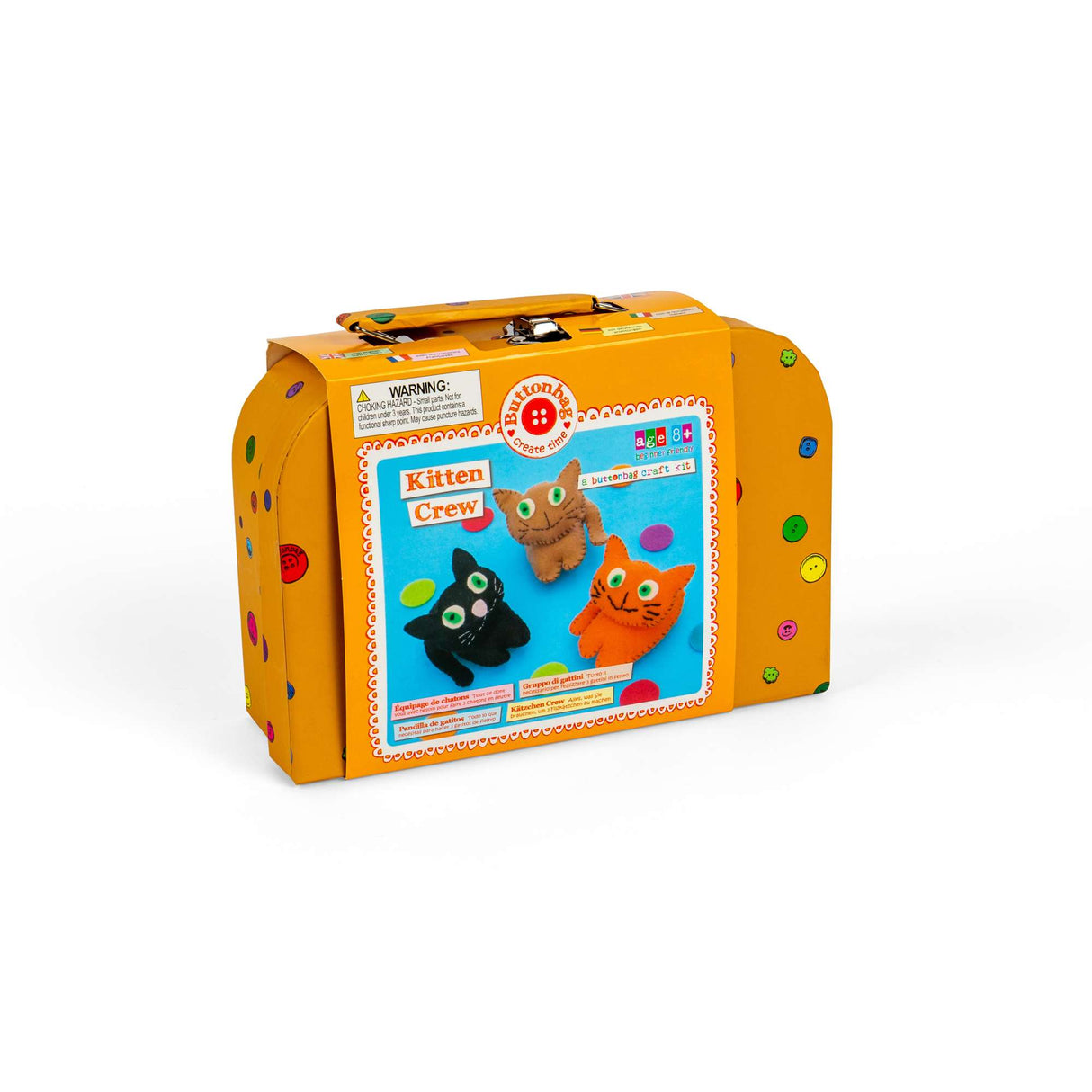 Buttonbag Kitten Crew Sewing Kit