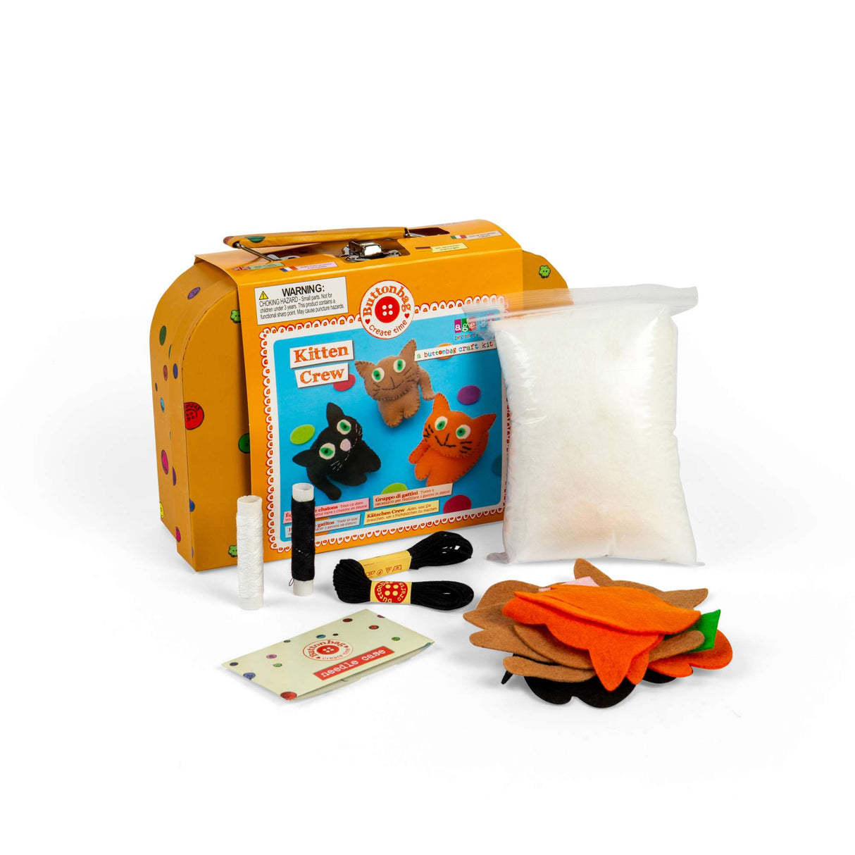 Buttonbag Kitten Crew Sewing Kit