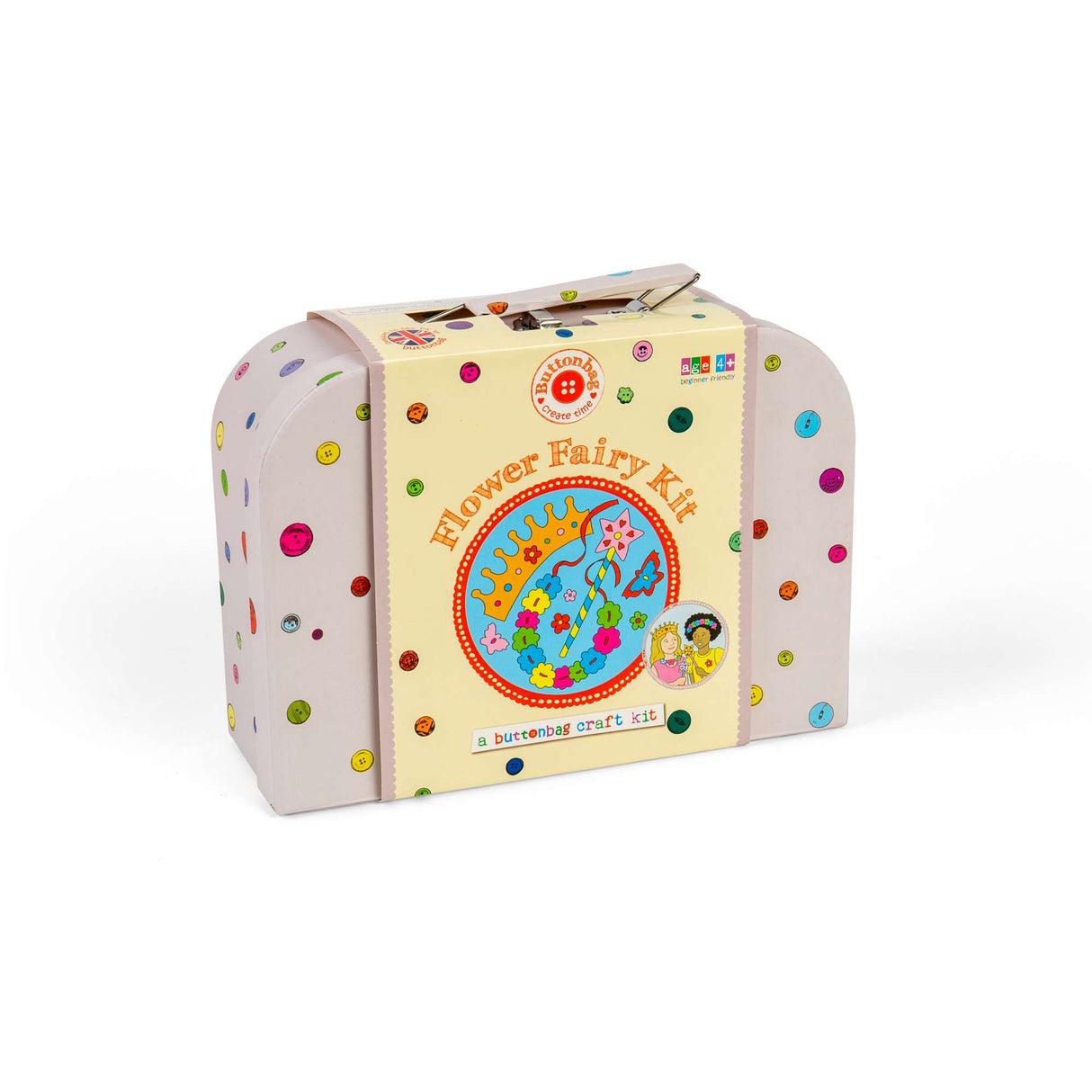 Buttonbag Flower Fairy Craft Kit for Kids 4+ | No Sewing Needed