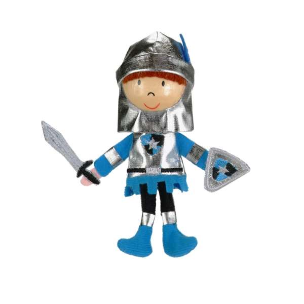 Blue Knight Finger Puppet