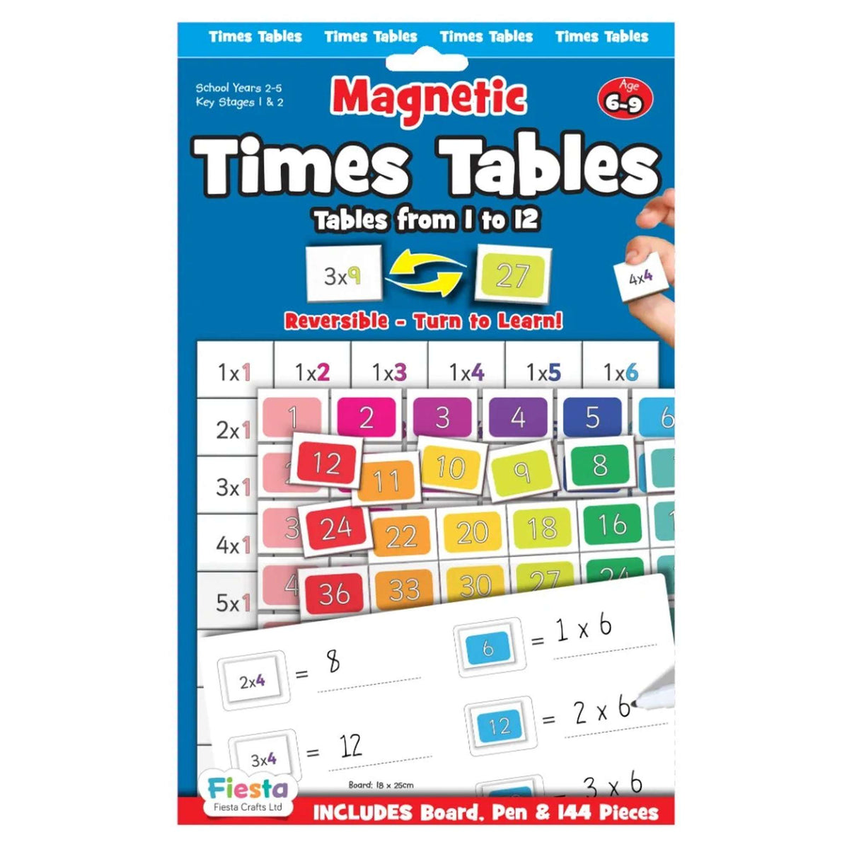 Magnetic Times Tables