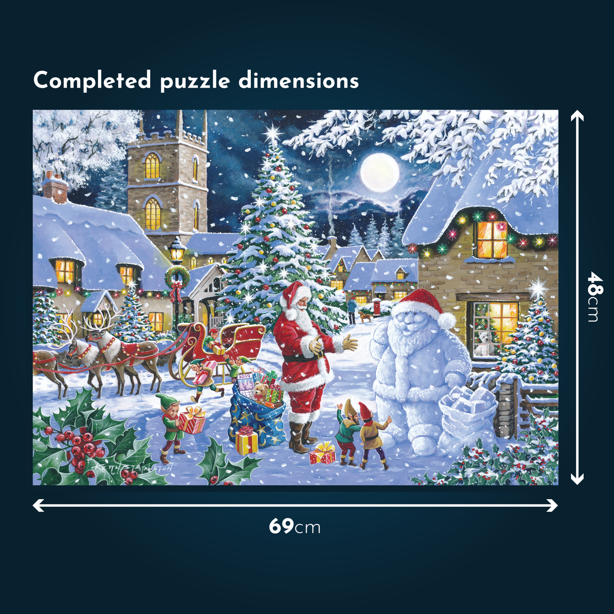 No.17 - Christmas Parade - 1000 Piece Jigsaw Puzzle - DAMAGED BOX