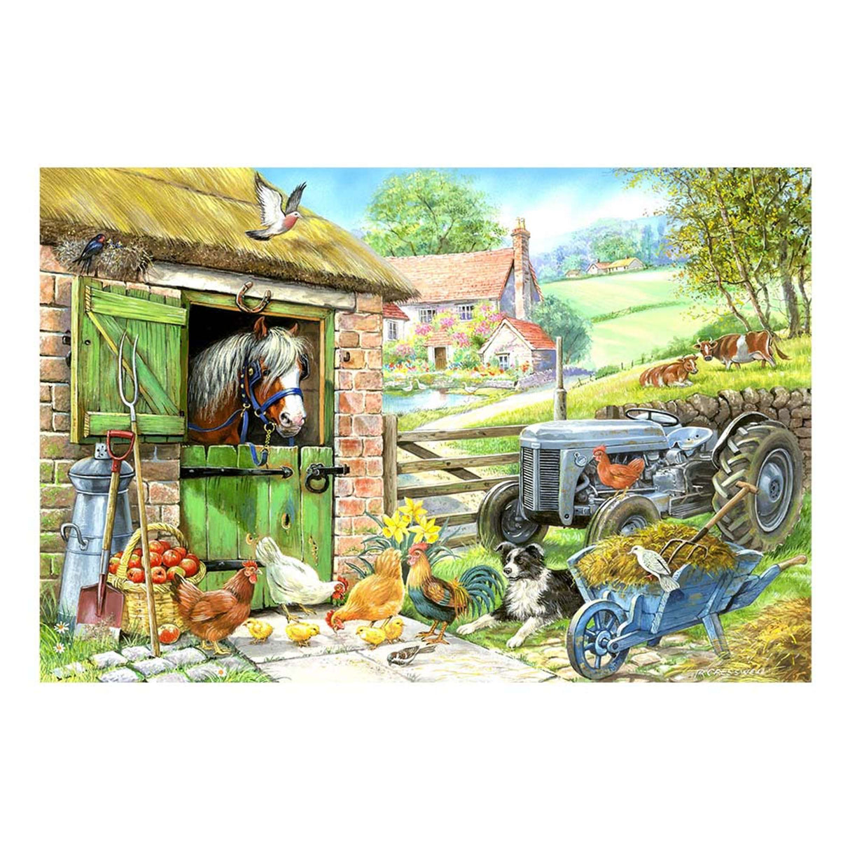 Down On The Farm - BIG 250 Piece Jigsaw Puzzle