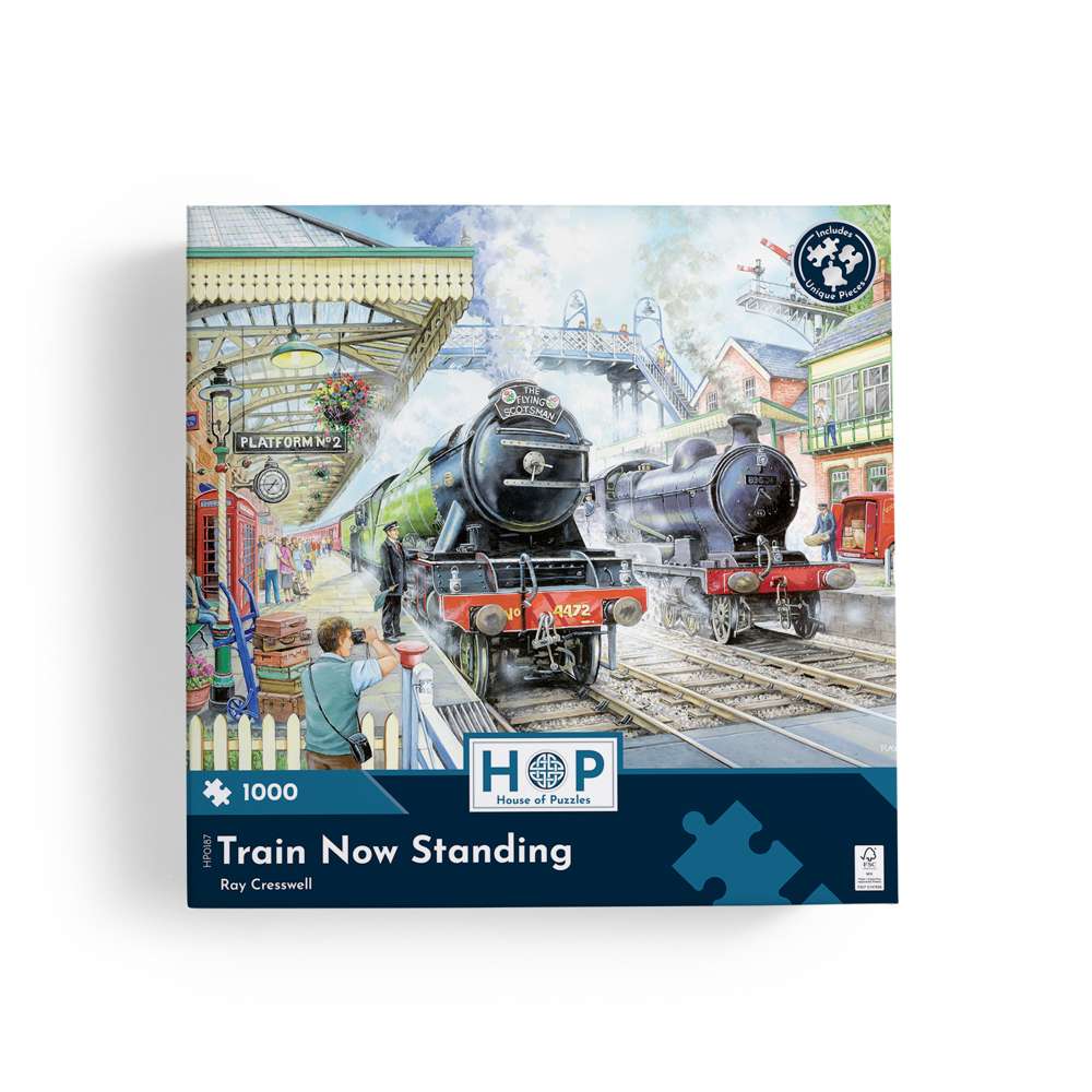 Train Now Standing - 1000 Piece Jigsaw Puzzle