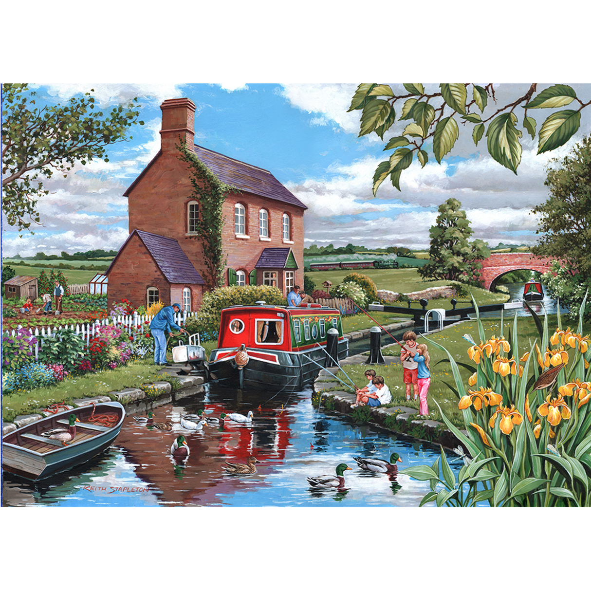 Keepers Cottage - 500 Piece Jigsaw Puzzle - DAMAGED BOX