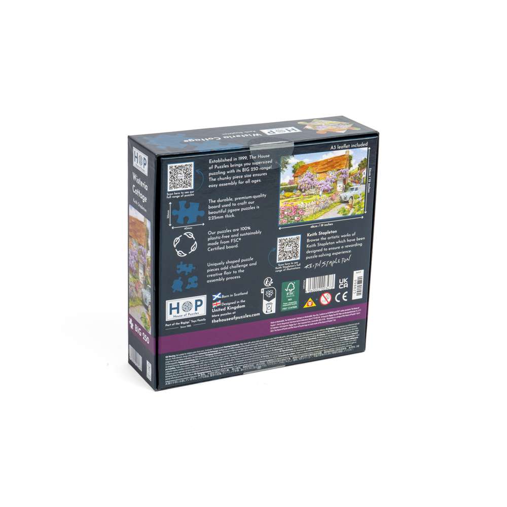 Wisteria Cottage - BIG 250 Piece Jigsaw Puzzle