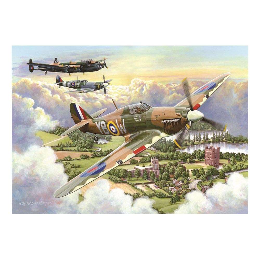 Final Approach - BIG 500 Piece Jigsaw Puzzle - DAMAGED BOX