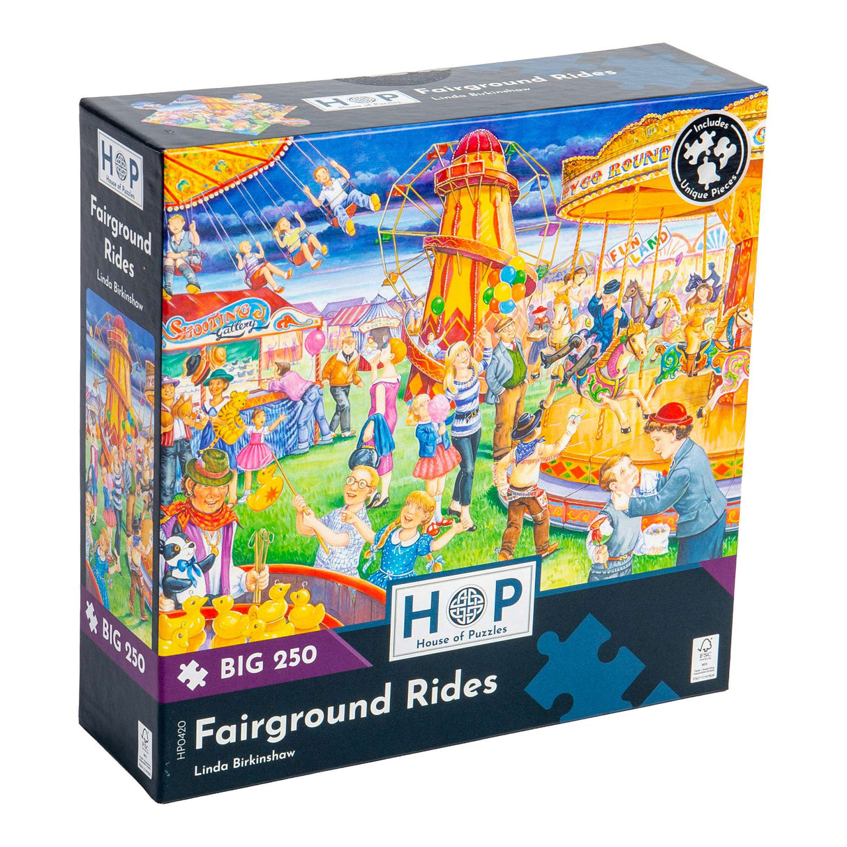 Fairground Rides - BIG 250 Piece Jigsaw Puzzle