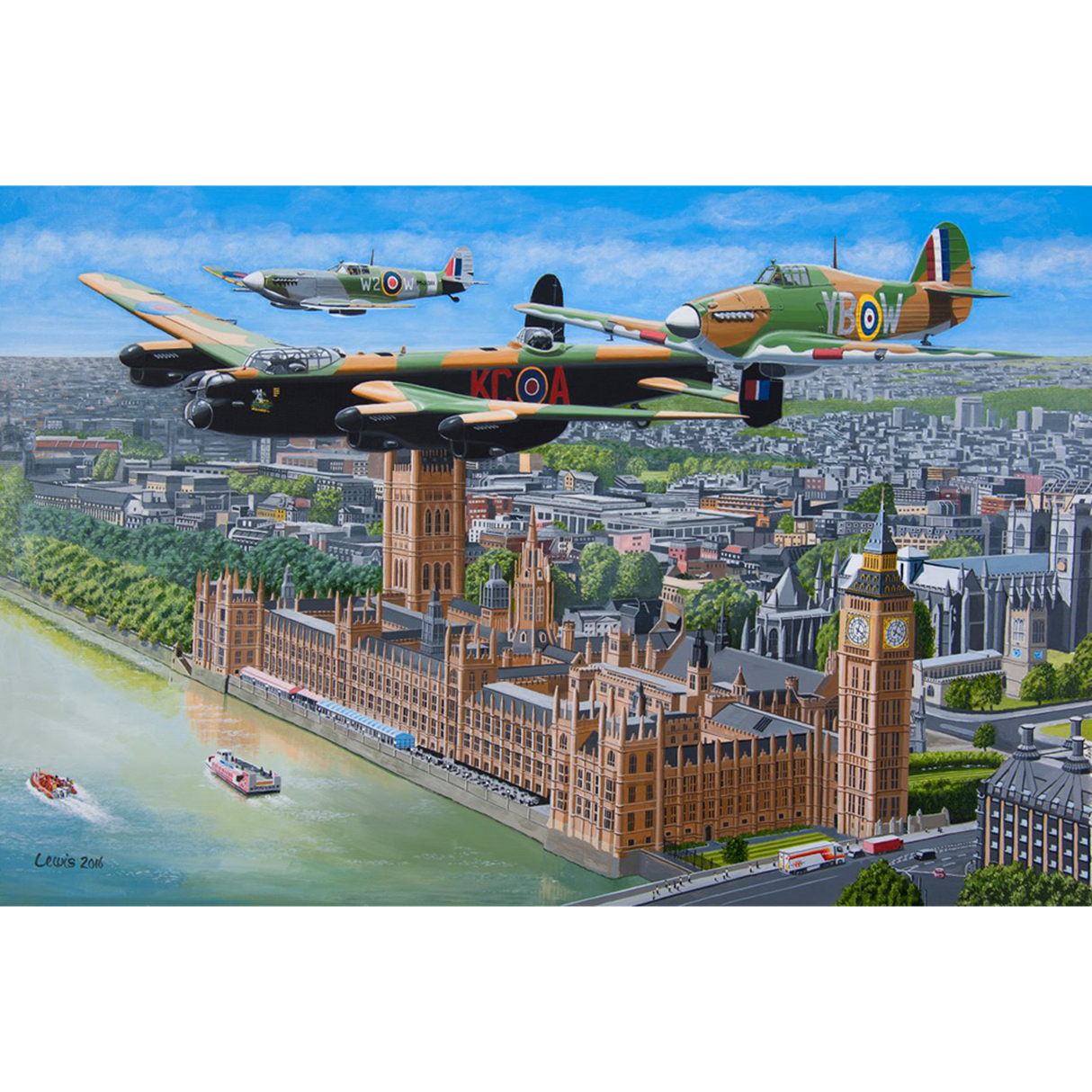 Fly Past - 500 Piece Jigsaw Puzzle