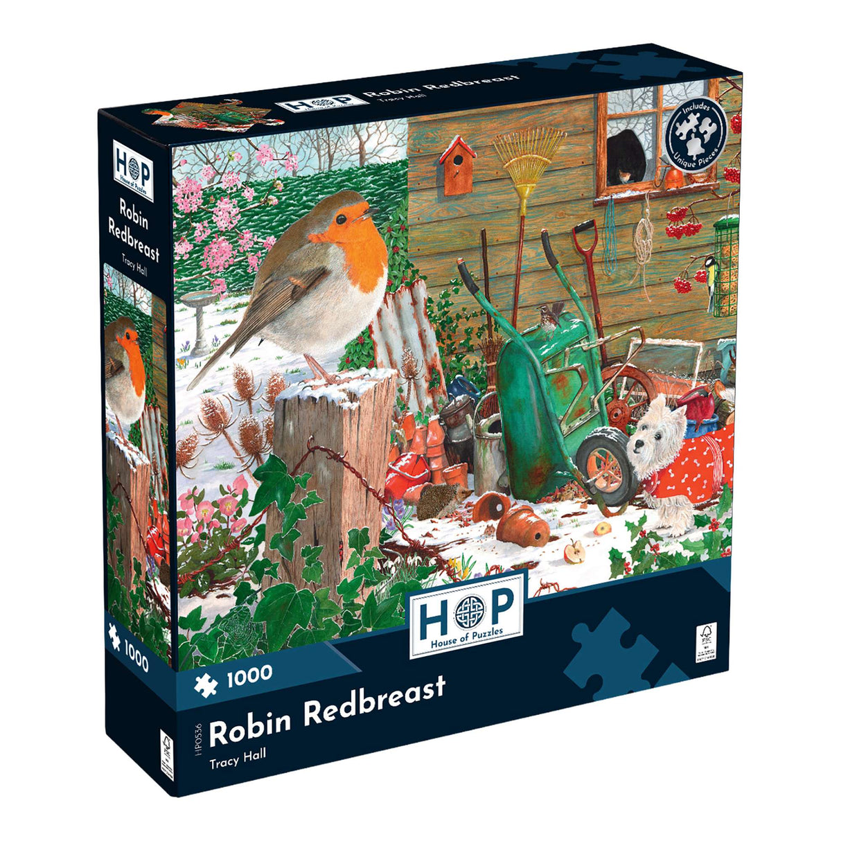 Robin Redbreast - 1000 Piece Jigsaw Puzzle