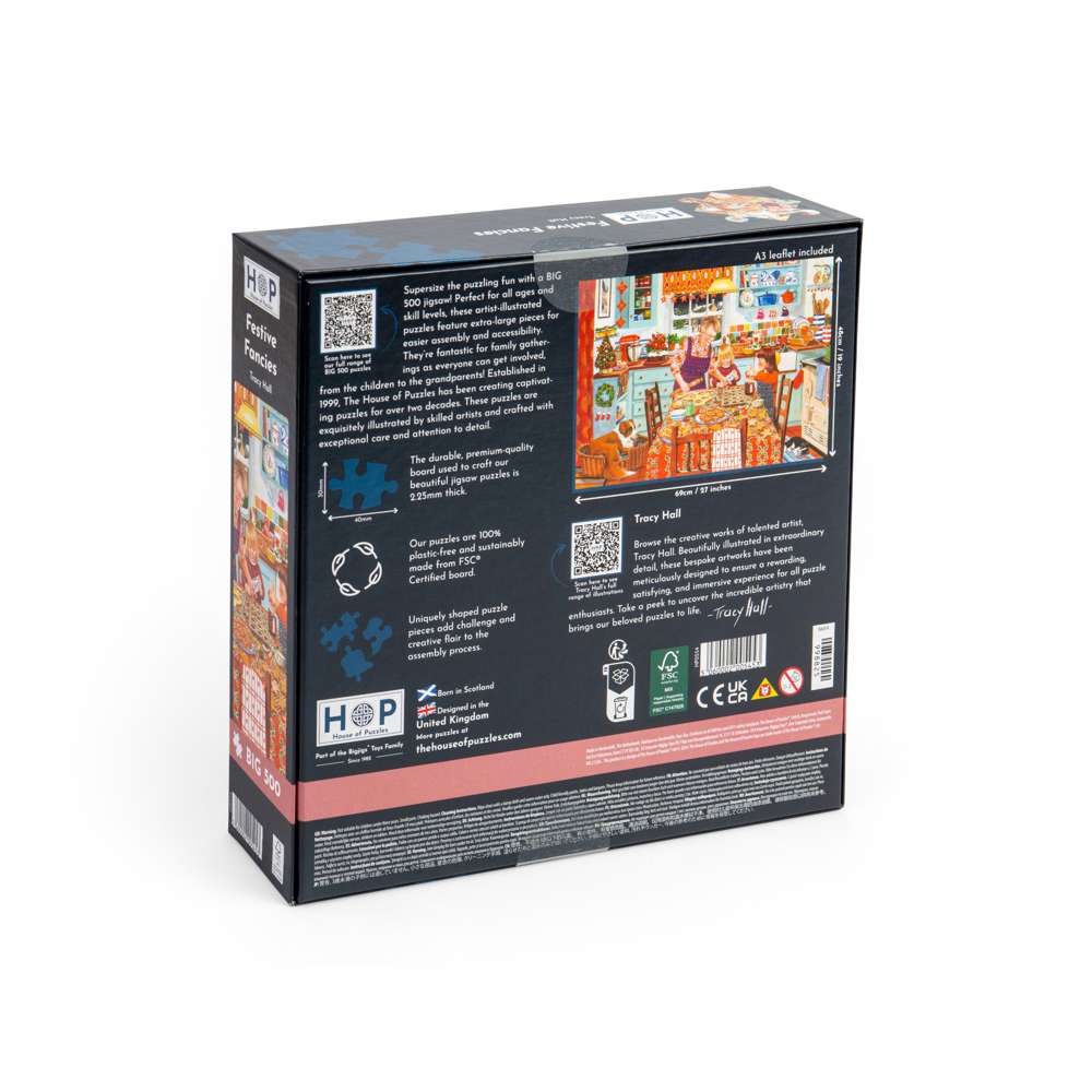 Festive Fancies - BIG 500 Piece Jigsaw Puzzle