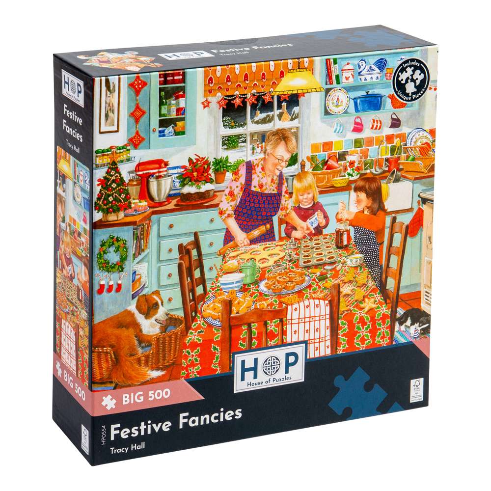 Festive Fancies - BIG 500 Piece Jigsaw Puzzle