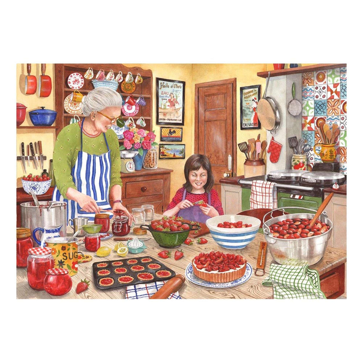 Strawberry Jam - BIG 250 Piece Jigsaw Puzzle