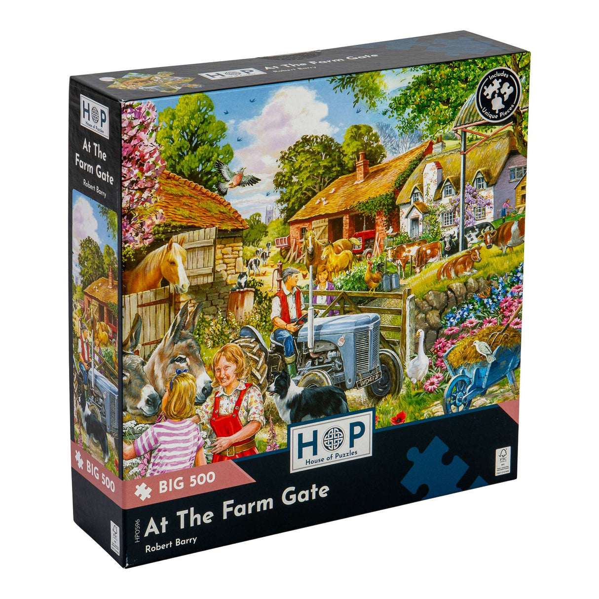 At The Farm Gate - BIG 500 Piece Jigsaw Puzzle