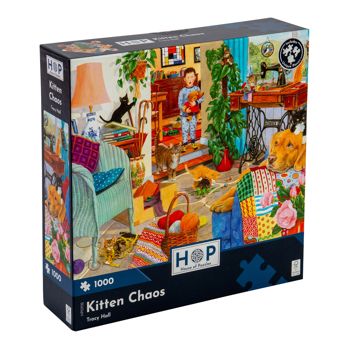 Kitten Chaos 1000 Piece Puzzle