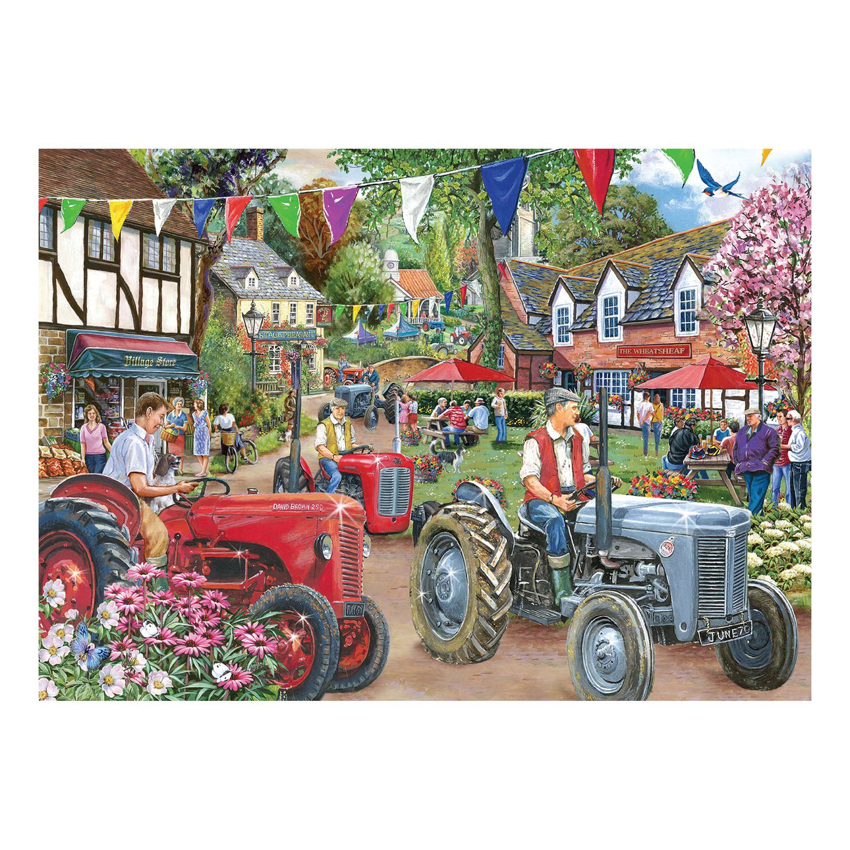 No.27 - Tractor Parade 1000 Piece Puzzle