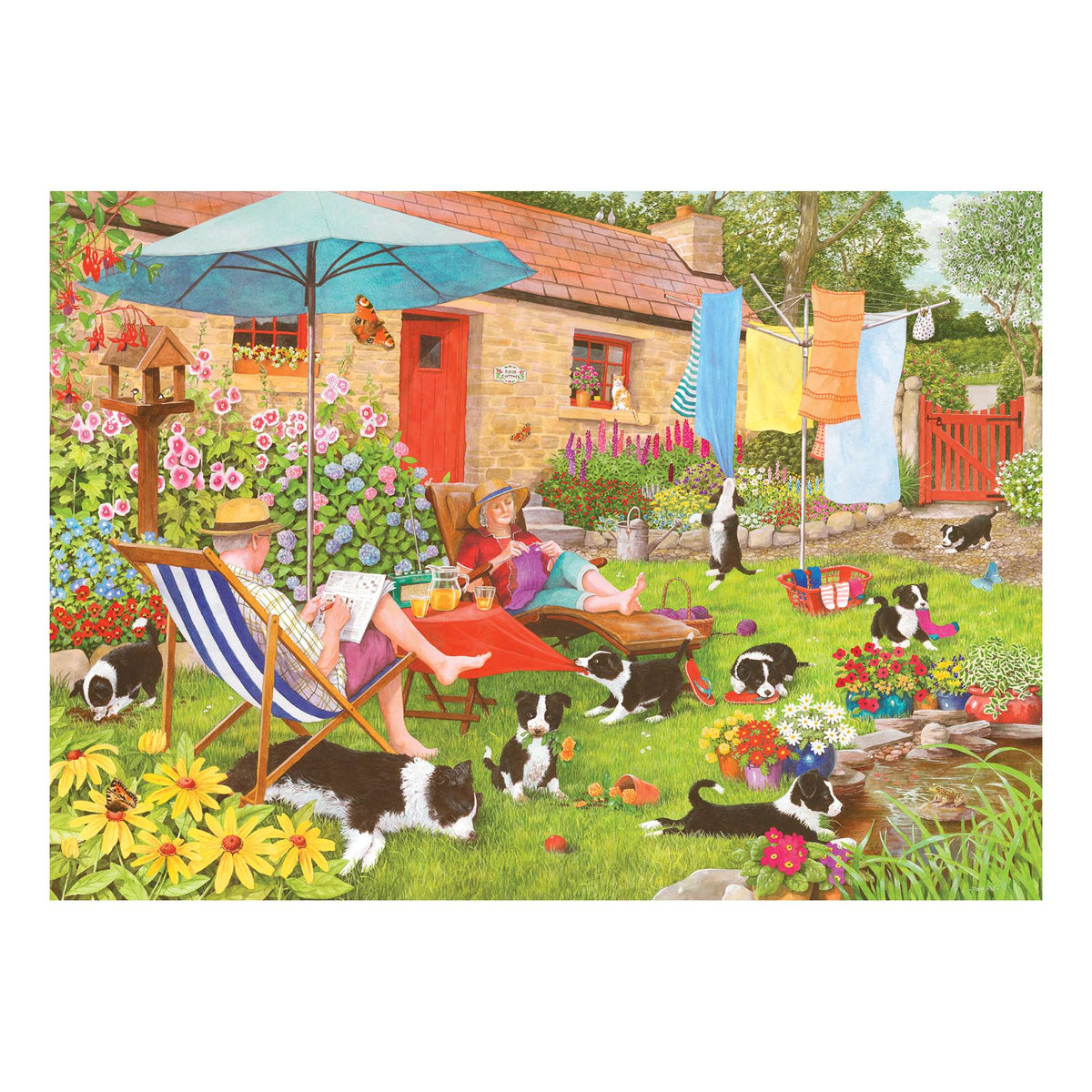 The House Of Puzzles 1000 Teile Puzzle 'Highland Morning' – Ca. 48,3 X 68,6 Cm, Für Sammler