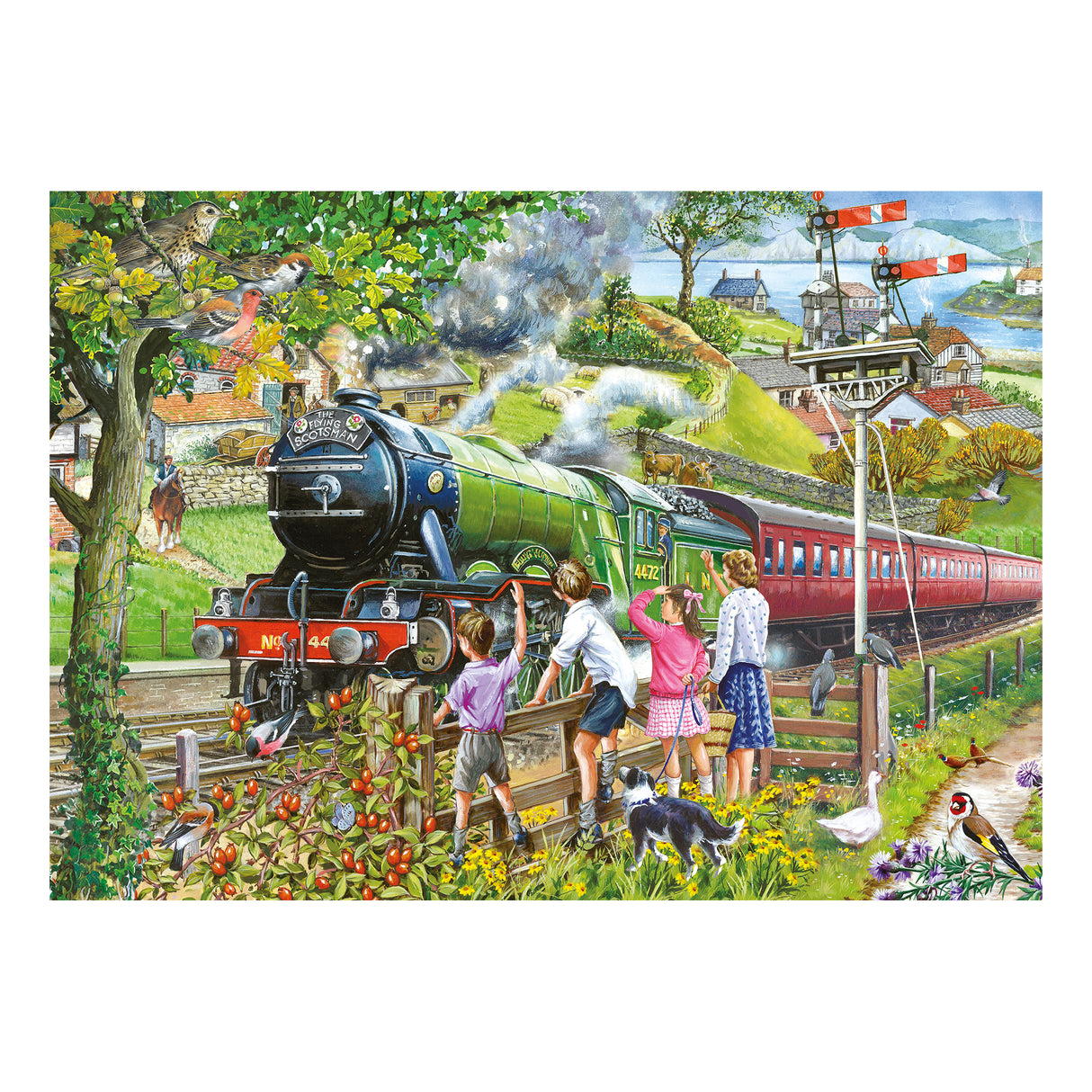 Full Steam Ahead BIG 500 Puzzle - DAMAGED BOX