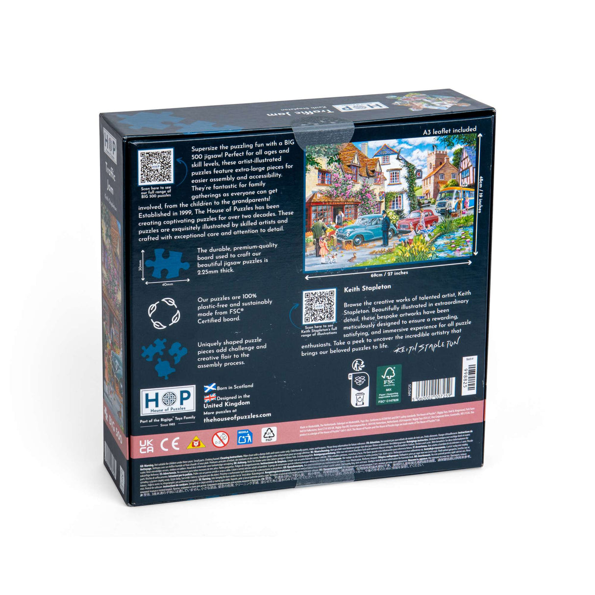 Traffic Jam BIG 500 Puzzle - Damaged Box