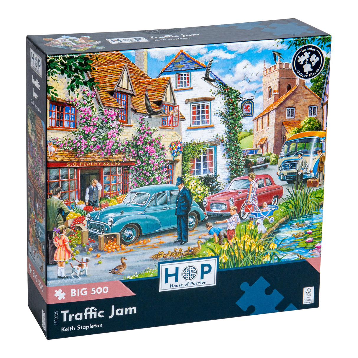 Traffic Jam BIG 500 Puzzle - Damaged Box