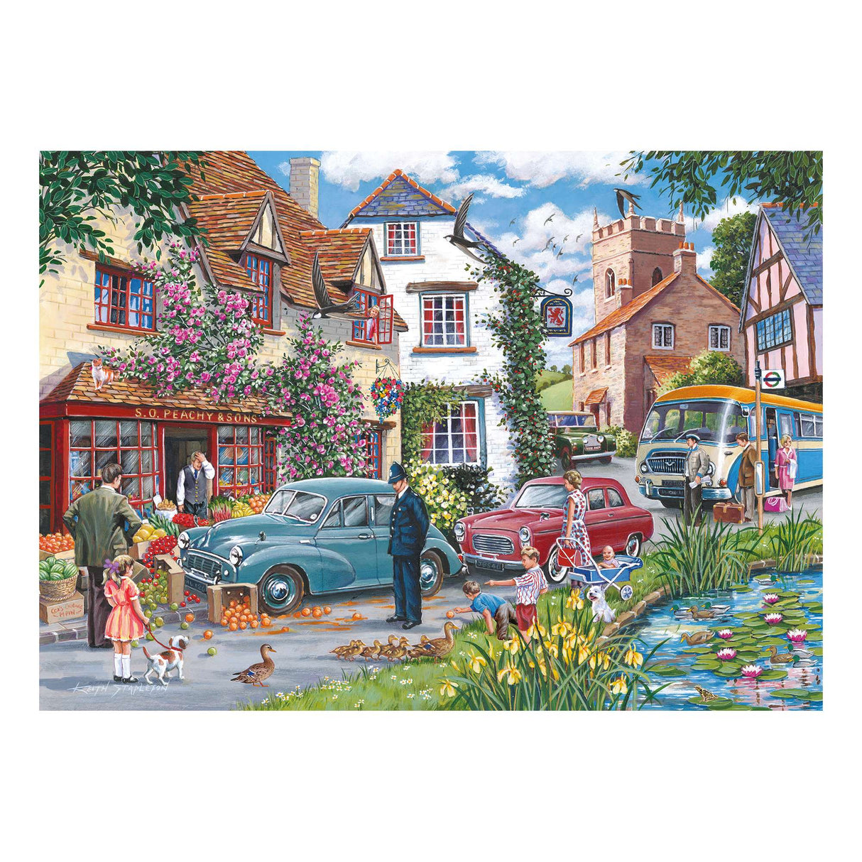 Traffic Jam BIG 500 Puzzle - Damaged Box