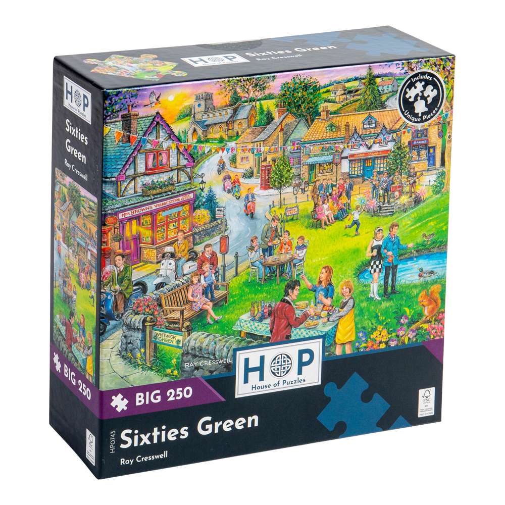 Sixties Green BIG 250 Puzzle