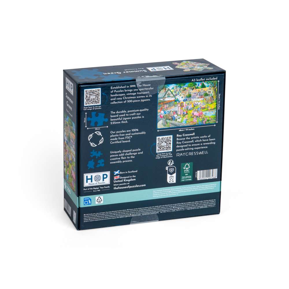 Summer Green 500 Puzzle - Damaged Box